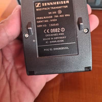 Sennheiser 🎤 Sennheiser ew 300 G2 Set | EM 300 G2 + SK 300 G2 | True Diversity | 786–822 MHz | Rack Mount image 5