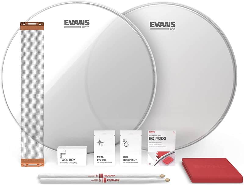 Evans ESTUK-14UV1-1 UV1 Snare Tune Up Kit Snare Tune Up Kit image 1
