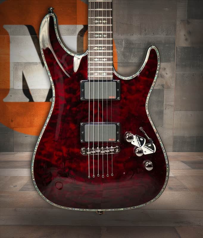 Schecter Hellraiser C-1 Electric Guitar - Black Cherry (1788) image 1