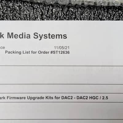 Benchmark DAC2 HGC USB D/A Audio Converter with Software Version 2.5 Upgrade image 15