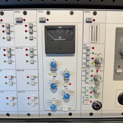 Solid State Logic X-Rack 28 Channel Summing Mixer + Stereo Bus Compressor & custom Mogami breakout cables image 4