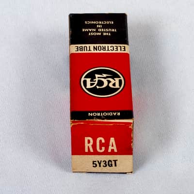 Vintage RCA 5Y3GT Rectifier Tube – Tests Good – USA Made image 6