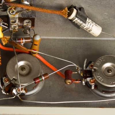 Newcomb Pathfinder Model E-20 w/ Jensen Imperial Reproducer CA-12 Speaker Owned and Used by Tom Verlaine Head and Cabinet Amplifier, c. 1940s/1965. image 8