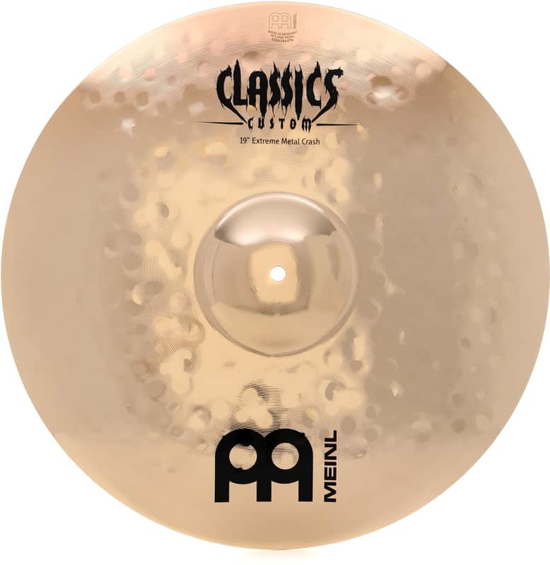 Meinl Cymbals Classics Custom Extreme Metal Brilliant Crash Cymbal - 19 inch image 1