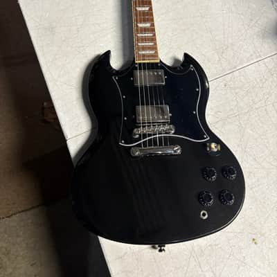 Epiphone Epiphone SG traditional Electric Guitar Ebony, issues, neck separation from body image 1