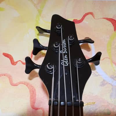 Glen Burton 5-String Electric Bass Red Burst (Used) image 5