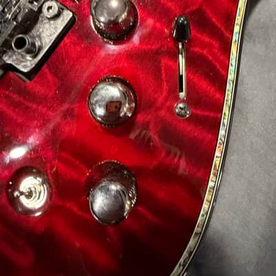 Schecter Hellraiser C-1 FR S Sustainiac 2013 - Present - Black Cherry with Guitar Bag image 4