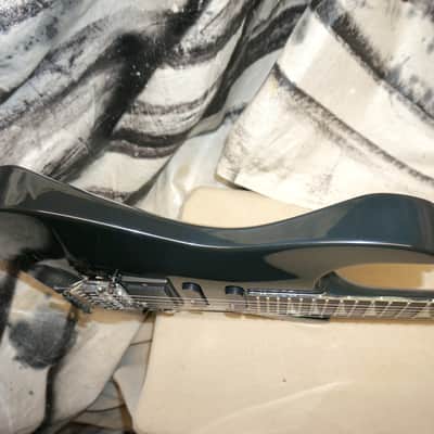 Vintage RARE 1990 Made In USA Jackson Soloist Archtop Neck-Thru Electric Guitar with Case Dark Gray image 9
