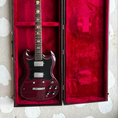 1980s The Gibson Guitar Company USA Rectangular Vintage Hard Case Brown & Red Interior rare image 11
