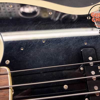 2004 Fender Japan CIJ JB75-90US ’75 Reissue Jazz Bass Vintage White USA Pickups image 13