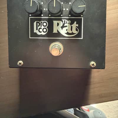 ProCo Vintage Rat Big Box Reissue with Battery Door and LM308 Chip 1991-2003 - Black image 9