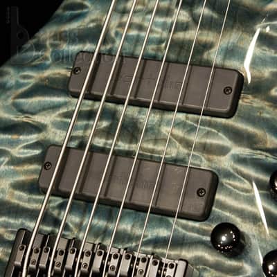 Roscoe LG Custom 6st/34 (Exhibition Grade Quilt Maple Top / Faded Blue Jean) image 3