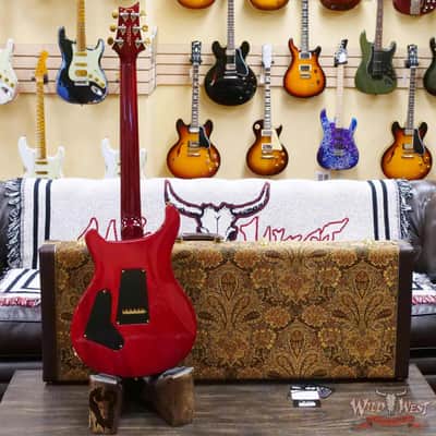 Paul Reed Smith PRS Wood Library 10 Top Custom 24-08 Brazilian Rosewood Board Charcoal Cherry Burst image 8