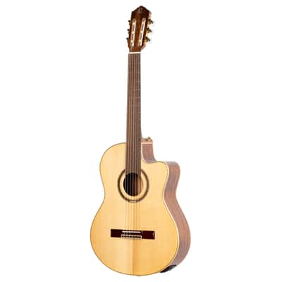 Ortega RCE138SN Performer Series Solid Spruce Top Mahogany Neck Cutaway Nylon 6-String Classical Acoustic-Electric Guitar w/Gig Bag image 6