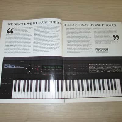 Roland Users Group Magazine's Collection (incl.D-50)  – 1987 -) 1990 - Original Vintage Synthesizer Brochure image 8