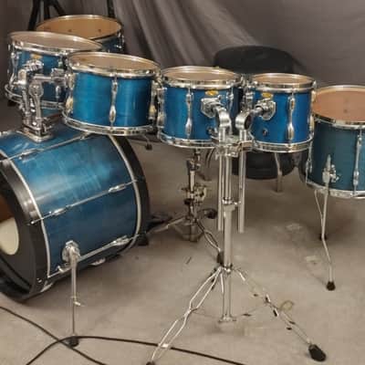 Eames Custom Drum set 2014 - cobalt blue image 3