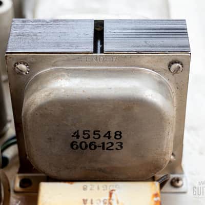 1961 Fender Bassman 6G6 Blonde Brown Panel Vintage Piggyback Tube Amp 1x12 Tone Ring w/ Oxford 12M6, Victoria Covers image 16