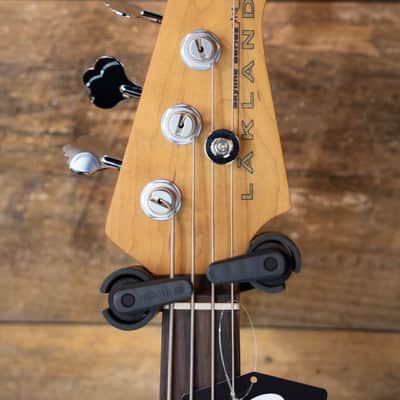 Lakland Skyline 44-02 Deluxe Bass Guitar - Satin Cherryburst with Roasted Neck image 5