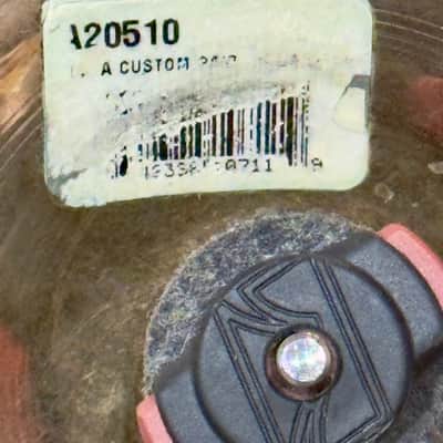 Zildjian 14" A Custom Hi-Hat Cymbals (Pair) 1991 - Present - Brilliant image 6