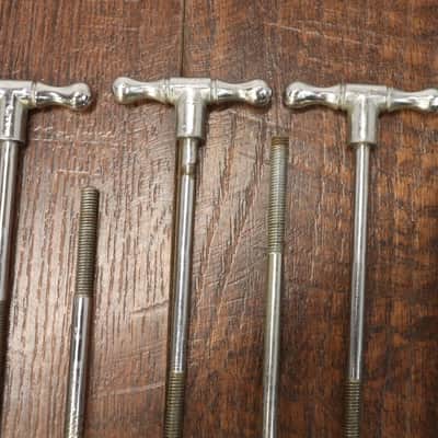 Pearl 5" Bass Drum T Rods 6pk Vintage 1970's MIJ image 4