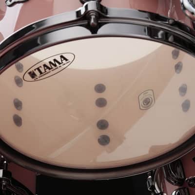 Tama MBST8HBN-DRO Starclassic Performer Rack Tom 8" x 6" — Dusty Rose/Black Nickel HW image 3