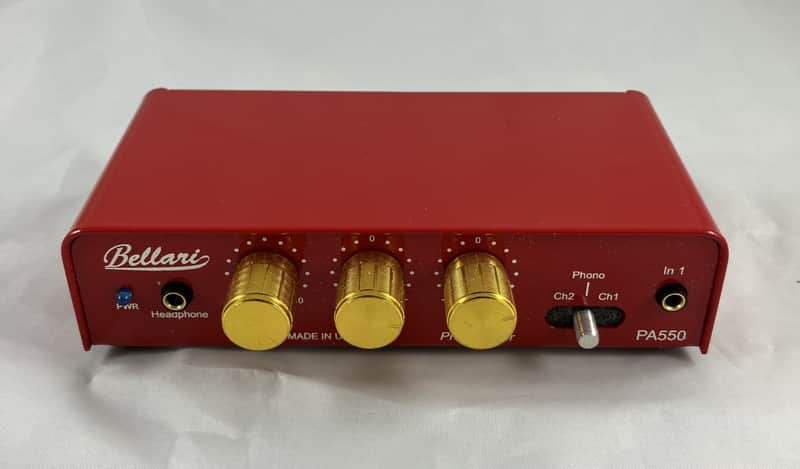 Bellari PA550 Stereo Phono Preamp Open Box Made in USA image 1