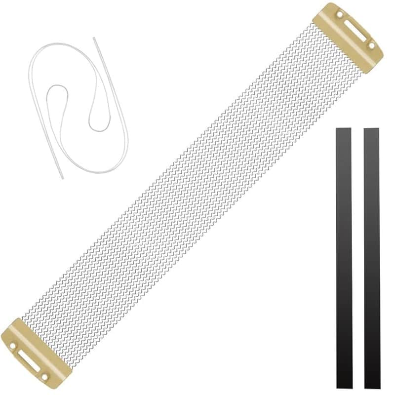 Snare Drum Wires Snare Wire Drum Wire-20 Strand 14 Inch, Snare Drum Accessories With Snare Wire Straps (Brass 20 Strand) image 1