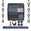 New PreSonus StudioLive AR12c USB-C 14-Channel Hybrid Performance & Recording Mixer - Alto Professional ACL4 Compressor