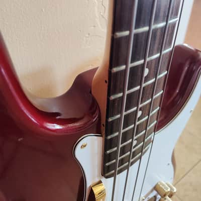 1982 Fender Precision Special Bass with Rosewood Fretboard - Candy Apple Red image 8