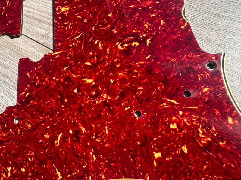 58 10 hole fender precision tortoise pickguard USA 57 50's RI image 1