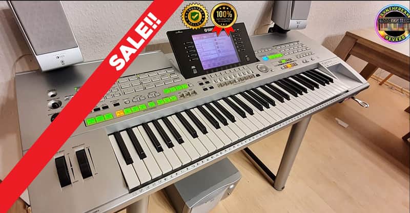 Yamaha Tyros1 ✅USB✅ 61-Key Arranger Workstation Keyboard✅ RARE from 2000s✅ Synthesizer / Keyboard ✅ Cleaned & Full Checked image 1