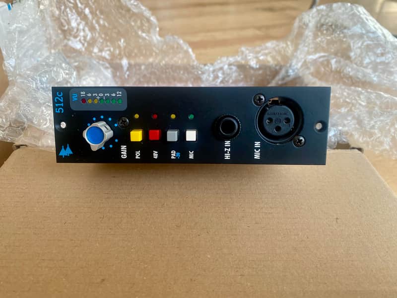 API 512c 500 Series Mic Preamp Module 2000 - Present - Black image 1