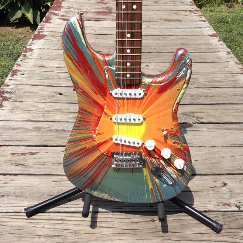 Fender FSR "Splattercaster" Standard Stratocaster with Splatter Finish 2003 - 2004 image 6
