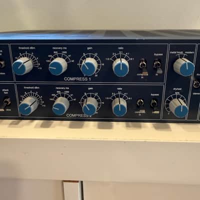 Stam Audio SA-609 MK2 Rackmount Stereo Diode-Bridge Compressor 2022 - 2024 - Blue image 3