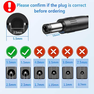 12V DC Adapter Charger Fit for Roland PSB-5U for FP-10 Digital Piano Power Supply Cord Mains PSU, 12V2A Power Supply Cord Battery Charger for Digital Piano Electronic Keyboard Replace Part image 5