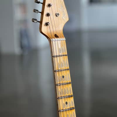 Fender Custom Shop 1955 Heavy Relic Stratocaster Dakota Red image 3