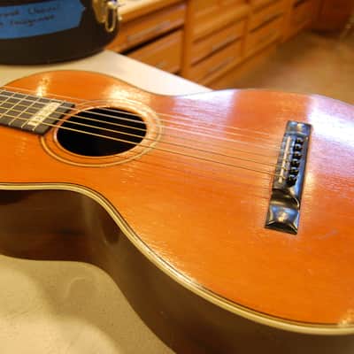 Harwood Parlor Guitar 1930's - Brazilian Rosewood - RARE! image 7