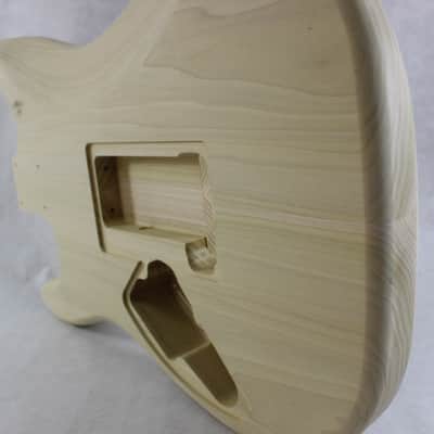 Unfinished Poplar HHH guitar body - fits Fender Strat Stratocaster neck Floyd Rose J940 image 5