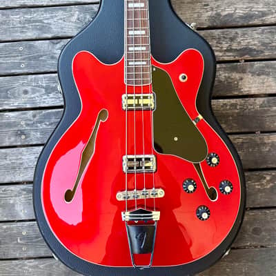 Fender Modern Player Coronado Bass 2014 - Candy Apple Red image 2