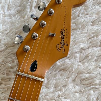 1998 Squier MIM Stratocaster Electric Guitar image 5