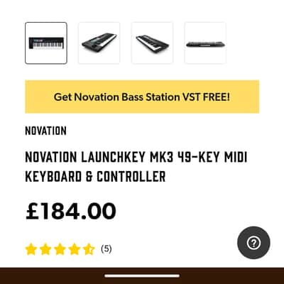 Novation Launchkey 49 MKIII MIDI Keyboard Controller - Black image 3