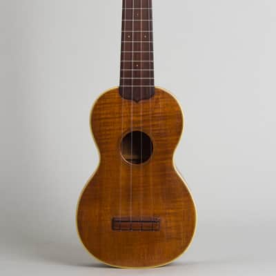 C. F. Martin Style 2-K Soprano Ukulele, c. 1925, black tolex hard shell case. image 1