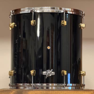 1990's Yamaha Maple Custom 10/12/13/16/22 Black Lacquer Drum Kit image 13