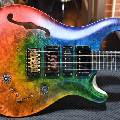 PRS Private Stock Special 24 Semi-Hollow Satin Stoned Burl #9376 image 1