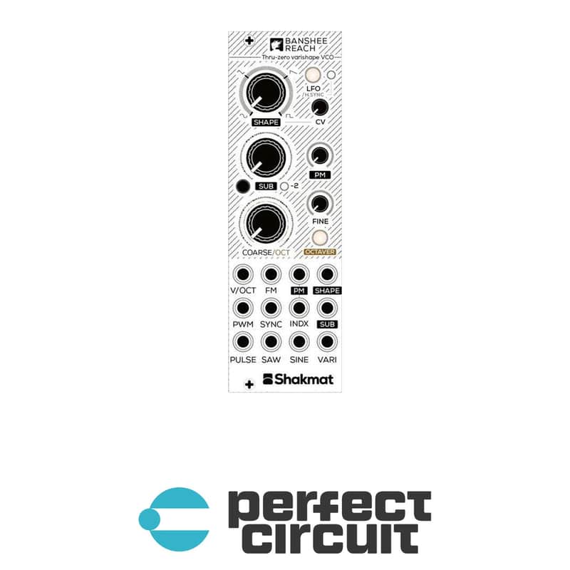 Shakmat Modular Banshee Reach Through-Zero Varishape VCO image 1