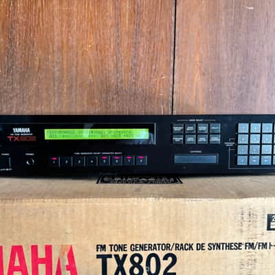 YAMAHA TX802 FM TONE GENERATOR SYNTHESIZER 2U RACK w/ box New internal battery image 3