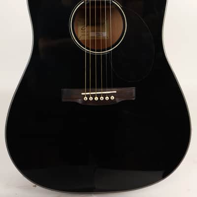 Jasmine JD39CE-BLK Dreadnought Acoustic Electric Guitar. Black Finish image 3