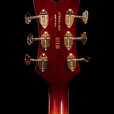 Gretsch G6136TGQM-59 Limited Edition Quilt Classic Falcon with Bigsby, Ebony FB, Forge Glow image 10