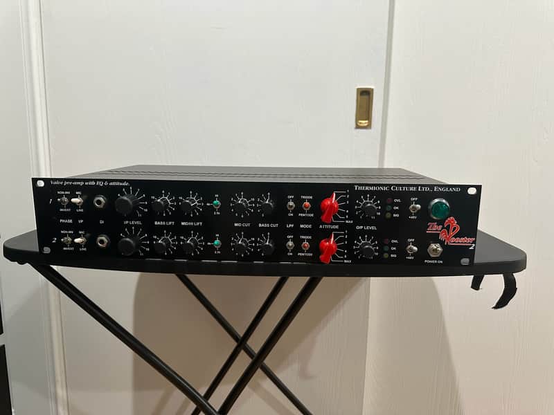 Thermionic Culture Rooster 2-Channel Valve Preamp with EQ and "Attitude" 2000s - Black image 1