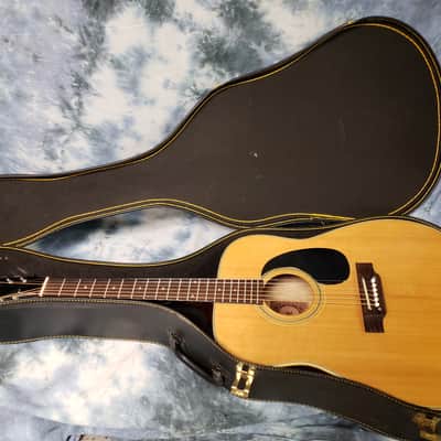 1975 Air Line Adjustable Bridge Dreadnought Flat Top Western Guitar Original Soft Shell Case image 14